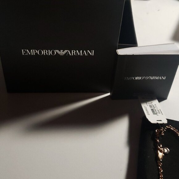 Emporio Armani Rose Gold-Tone Chain Bracelet - Picture 12 of 14
